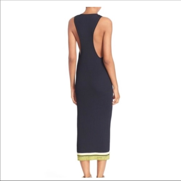 RAG & BONE KNIT RACERBACK MIDI DRESS - Picture 5 of 6